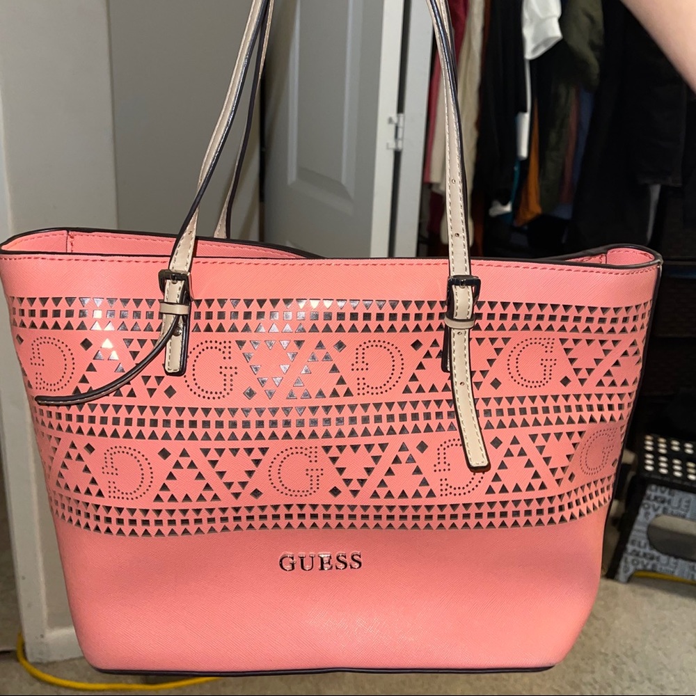 Guess Pink tote
